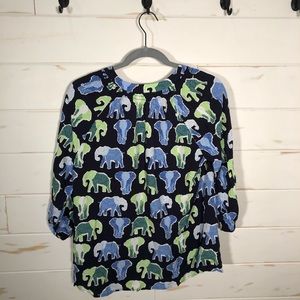 Crown & ivy elephant blouse